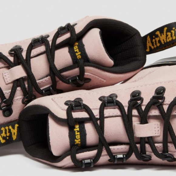 Dr, MARTEN'S COMBS WOMEN SUEDE CASUAL BOOTS PINK HI SUEDE WP / 27342279 - Picture 4 of 9